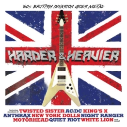 Harder & Heavier: 60s British Invasion Goes Metal (Limited Edition) (Red/Blue Vinyl) - Various Artists - LP - Front