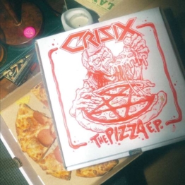 The Pizza EP (Limited Edition) (Transparent Red Vinyl) - Crisix - LP - Front