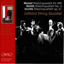 Juilliard String Quartet - Mozart / Bartok / Dvorak - Wolfgang Amadeus Mozart (1756-1791) - CD - Front