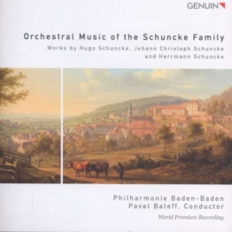 Orchestral Music of the Schuncke Family - Hugo Schuncke (1823-1909) - CD - Front
