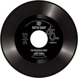 The Beautiful Night/Above A Whisper (Remastered) - Jimmy Thomas - Single 7" - Front