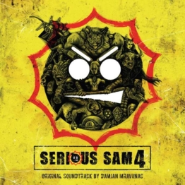 Serious Sam 4 (180g Translucent Yellow Vinyl) - OST - LP - Front