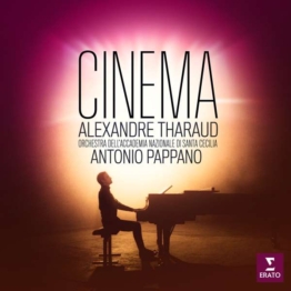 Alexandre Tharaud - Cinema (Klavier mit Orchester / 180g) - Michel Legrand (1932-2019) - LP - Front