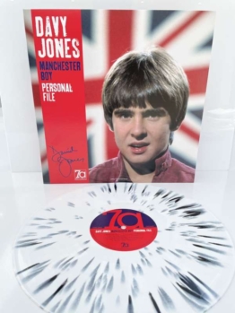 Manchester Boy: Personal File (180g) (black white splatter Vinyl) - Davy Jones (The Monkees) - LP - Front