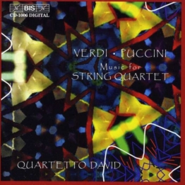 Quartetto David - Music für String Quartet - Giuseppe Verdi (1813-1901) - CD - Front