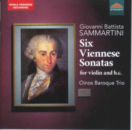 Sonaten für Violine & Bc Nr.1-6 "Six Viennese Sonatas" - Giovanni Battista Sammartini (1701-1775) - CD - Front