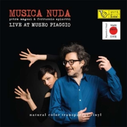 Live At Museo Piaggio (180g) (Limited Edition) (Clear Vinyl) (45 RPM) - Musica Nuda (Petra Magoni & Ferruccio Spinetti) - LP - Front