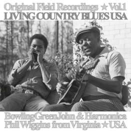Original Field Recordings Vol.1 - Living Country Blues USA - Bowling Green John Cephas & Harmonica Phil Wiggins - LP - Front
