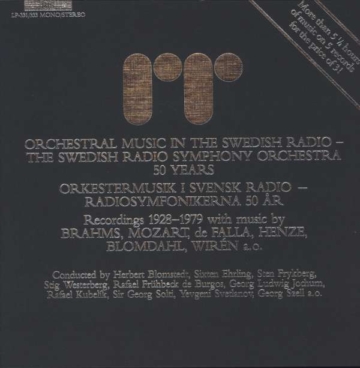 Swedish Radio Symphony Orchestra - 50 Years -  - LP - Front