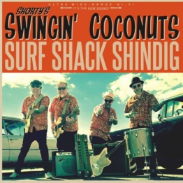 Surf Shack Shindig (Limited Edition) (Sea Glass Vinyl) - Shorty's Swingin' Coconuts - LP - Front
