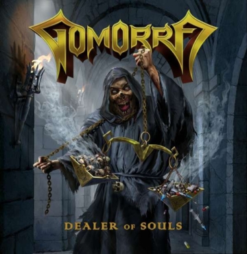 Dealer Of Souls (Limited Edition) (Turquoise Splatter Vinyl) - Gomorra - LP - Front