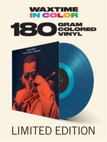 Round About Midnight (180g) (Limited Edition) (Translucent Blue Vinyl) (+ 1 Bonustrack) - Miles Davis (1926-1991) - LP - Front