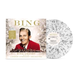 Bing At Christmas (Limited Edition) (Clear & Silver Splatter Vinyl) - Bing Crosby - LP - Front