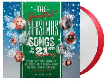 The Greatest Christmas Songs Of 21st Century (180g) (Limited Edition) (LP1: White Vinyl/LP2: Red Vinyl) - Various Artists - LP - Front