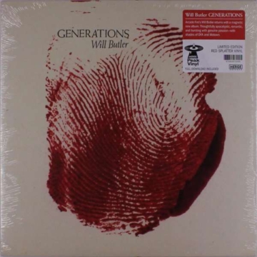 Generations (Limited Edition) (Red Splatter Vinyl) - Will Butler - LP - Front