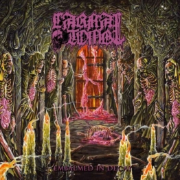 Embalmed In Decay (Translucent Magenta W/ Black Smoke Vinyl) - Carnal Tomb - LP - Front