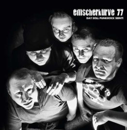 Dat soll Punkrock sein?! (180g) (Limited Numbered Edition) (Black/White Splatter Vinyl) - Emscherkurve 77 - LP - Front