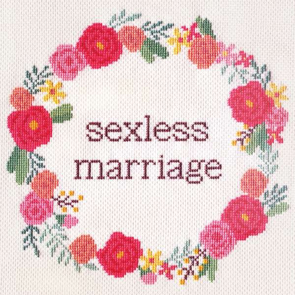 Sexless Marriage (White W/ Pink Splatter Vinyl) - Sexless Marriage - LP - Front
