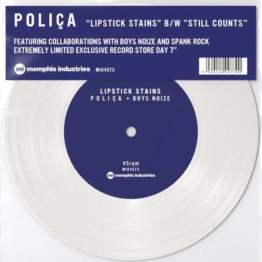 Lipstick Stains/Still Counts (Limited-Edition) (White Vinyl) - Poliça - Single 7" - Front